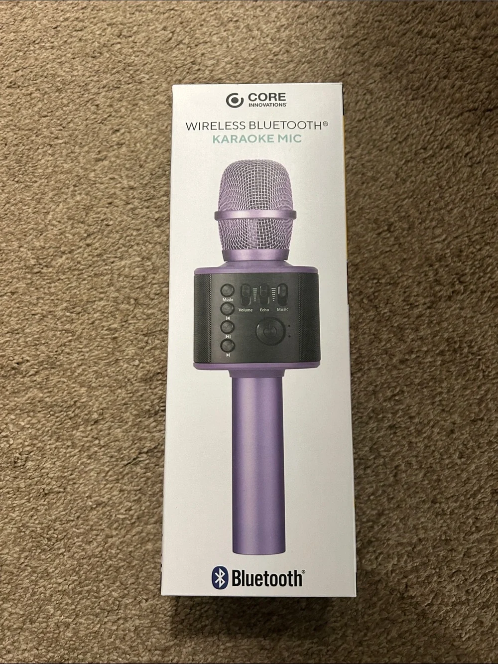Wireless Bluetooth Karaoke Microphone - Purple